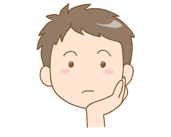 頬杖、悪い姿勢